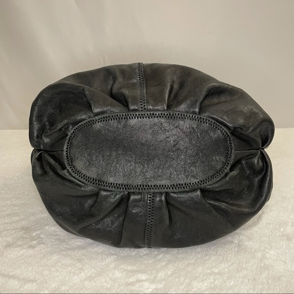 Lucky Brand Italian Leather Shoulder Bag Black - Picture 4 of 12